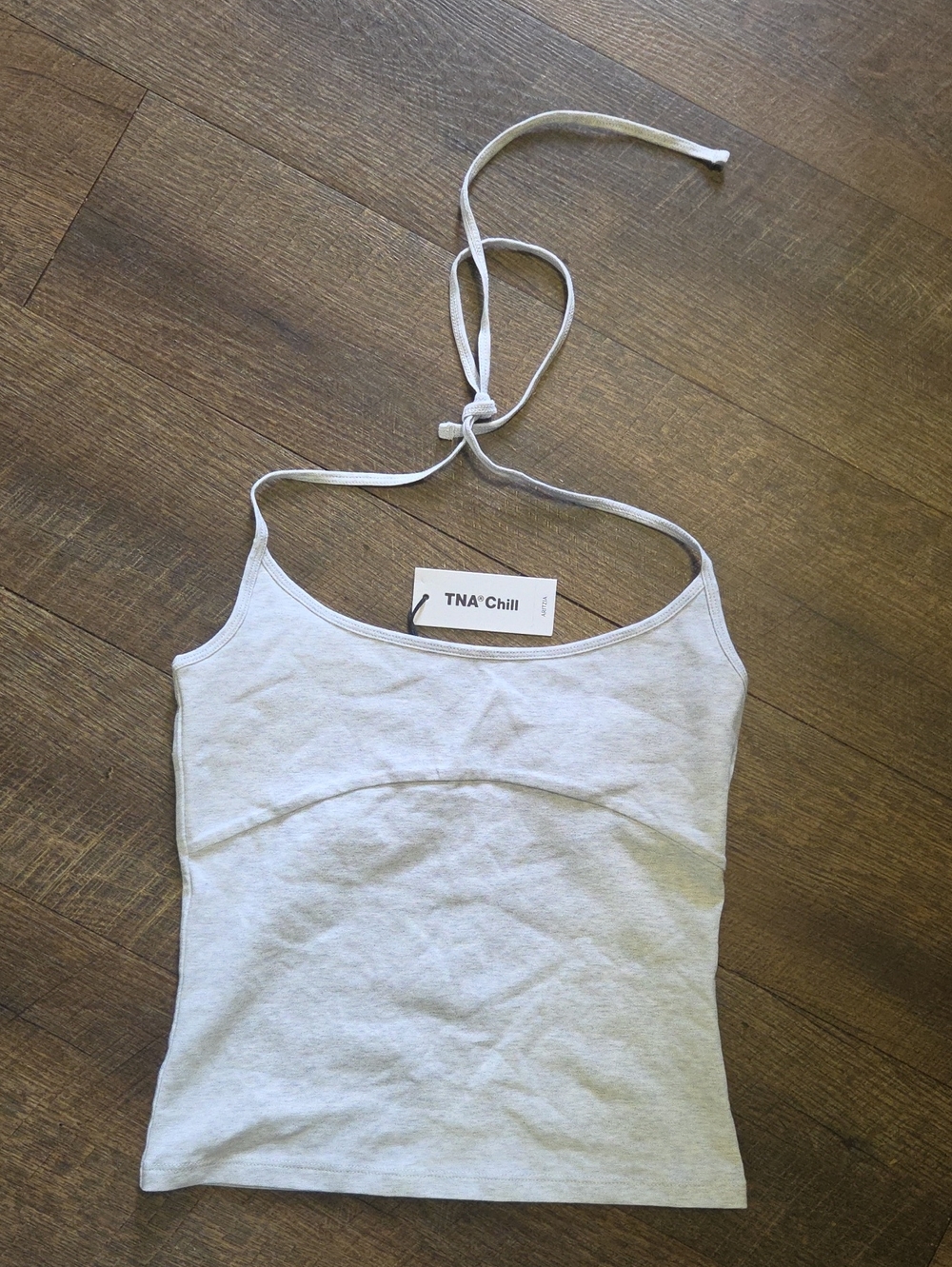 Aritzia Light Gray Halter Camisole